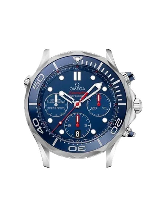 Seamaster Diver 300M 212.30.44.50.03.001 con Cinturino Grand Cavalier Cuir Arancione
