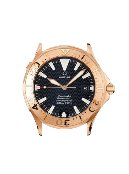 Seamaster Diver 300M 2136.50.00 avec Bracelet Grand Cavalier Cuir Orange