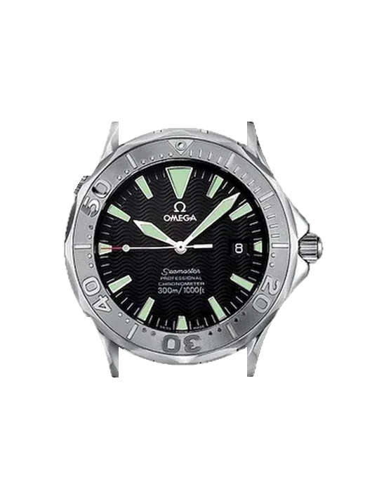 Seamaster Diver 300M 2230.50.00 with Grand Cavalier Leather Strap Orange