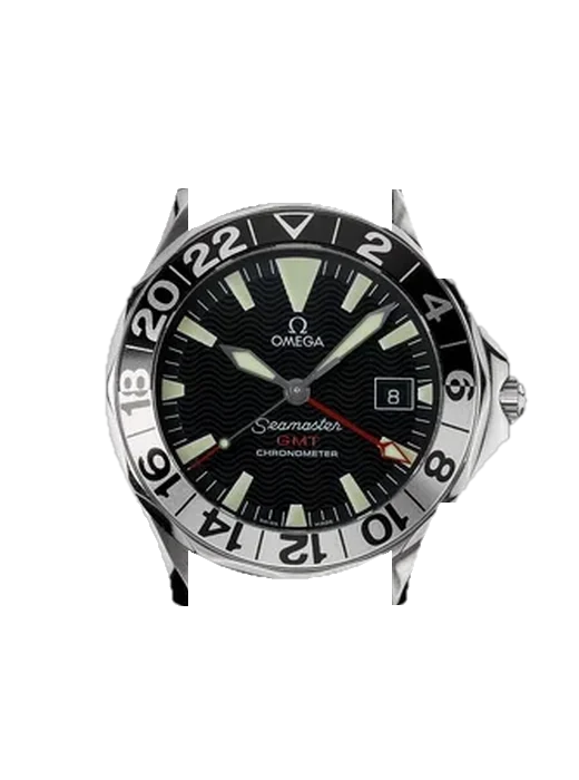Seamaster Diver 300M 2234.50.00 con Correa Grand Cavalier de cuero naranja