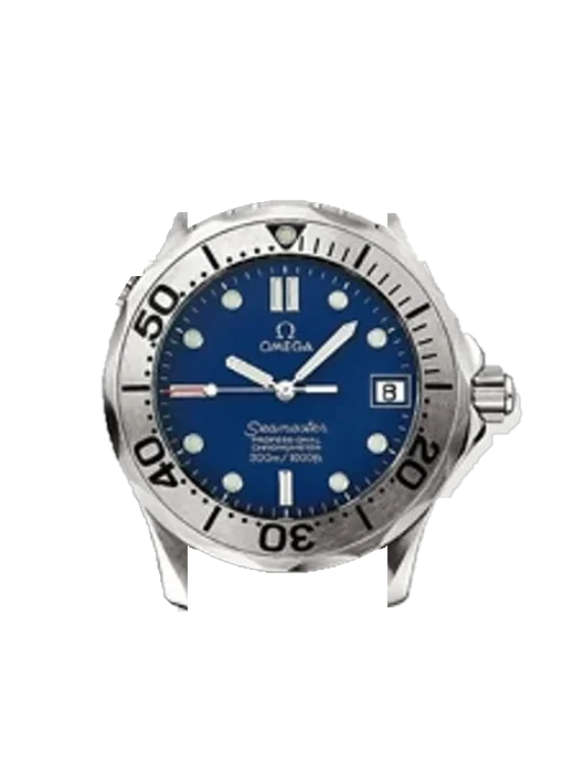 Seamaster Diver 300M 2251.80.00 con Correa Grand Cavalier de cuero naranja