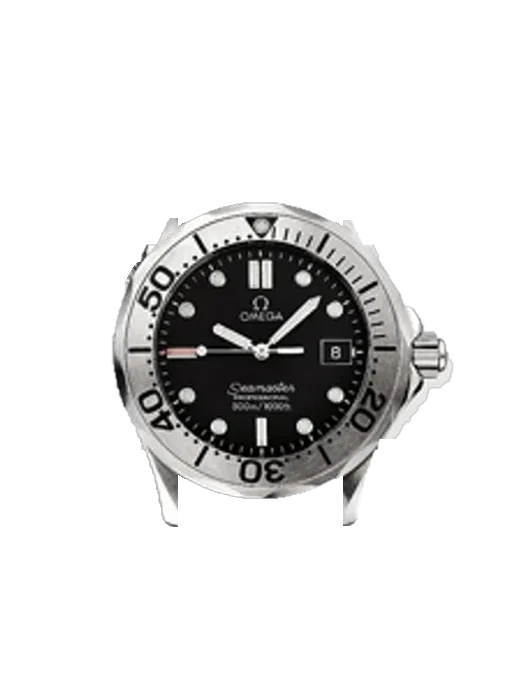 Seamaster Diver 300M 2260.50.00 con Correa de piel de becerro vintage marrón — Patina natural