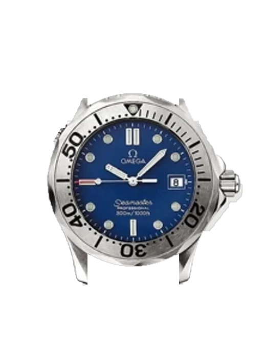 Seamaster Diver 300M 2261.80.00 con Correa Grand Cavalier de cuero naranja