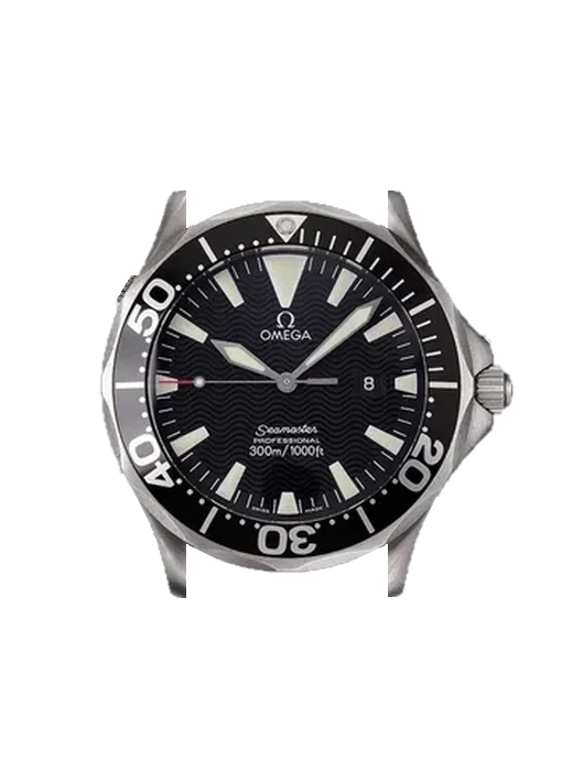 Seamaster Diver 300M 2264.50.00 con Correa Grand Cavalier de cuero naranja