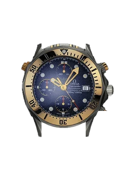 Seamaster Diver 300M 2296.80.00 con Cinturino Grand Cavalier Cuir Arancione