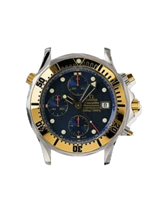 Seamaster Diver 300M 2398.80.00 mit Grand Cavalier Cuir Armband Orange