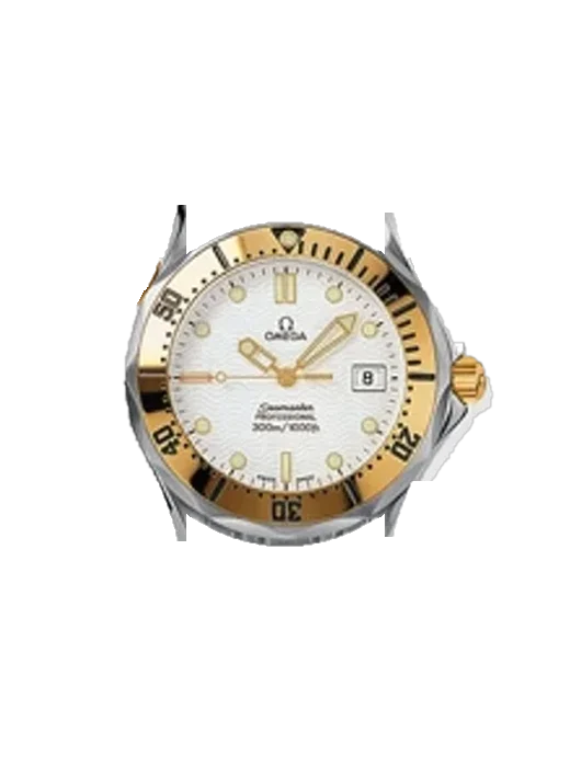 Seamaster Diver 300M 2462.20.00 con Correa Grand Cavalier de cuero naranja