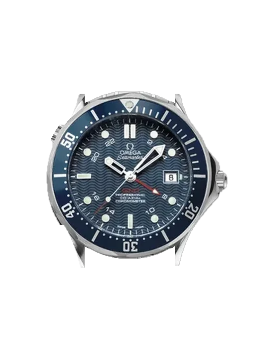 Seamaster Diver 300M 2535.80.00 con Correa Grand Cavalier de cuero naranja