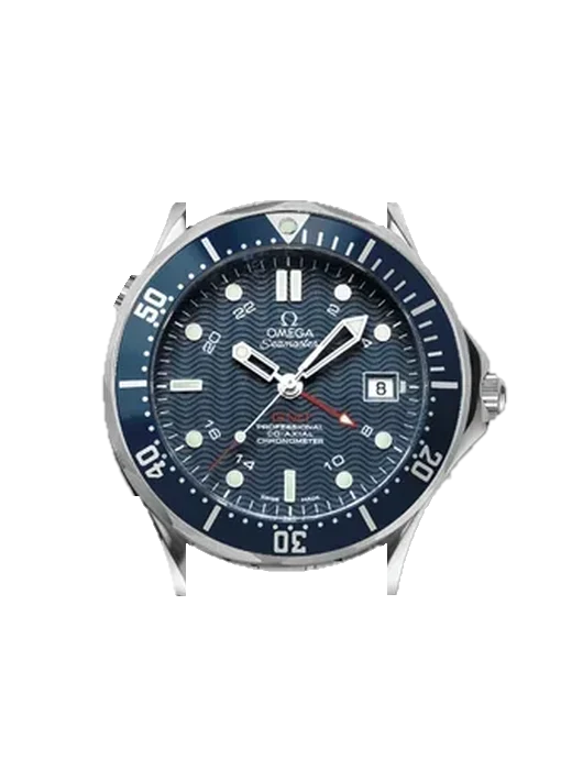 Seamaster Diver 300M 2539.80.00 mit Armband aus italienischem braunem Leder