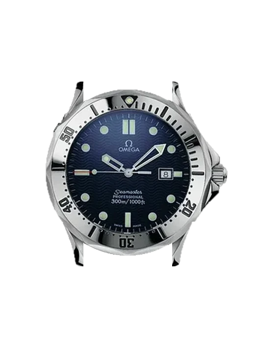 Seamaster Diver 300M 2542.80.00 mit Armband aus italienischem braunem Leder
