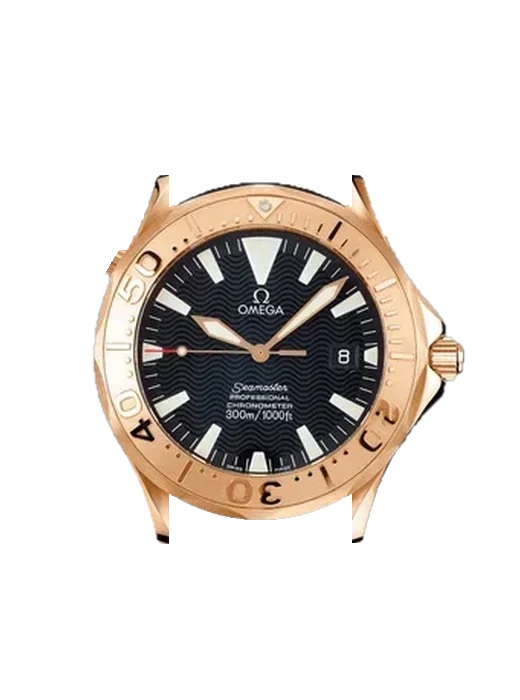 Seamaster Diver 300M 2636.50.91 with Grand Cavalier Leather Strap Orange