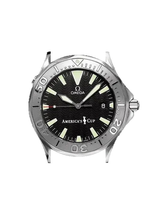 Seamaster Diver 300M 2833.50.91 mit Armband aus italienischem braunem Leder