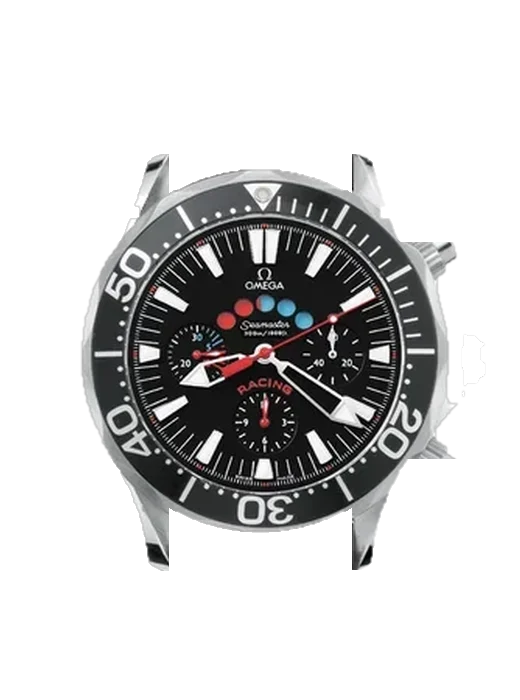 Seamaster Diver 300M 2869.52.91 with Grand Cavalier Leather Strap Orange