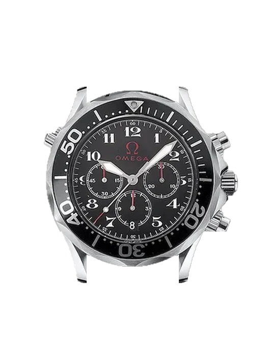 Seamaster Diver 300M 2894.51.91 mit Armband aus italienischem braunem Leder