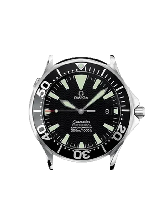 Seamaster Diver 300M 2954.50.91 with Grand Cavalier Leather Strap Orange
