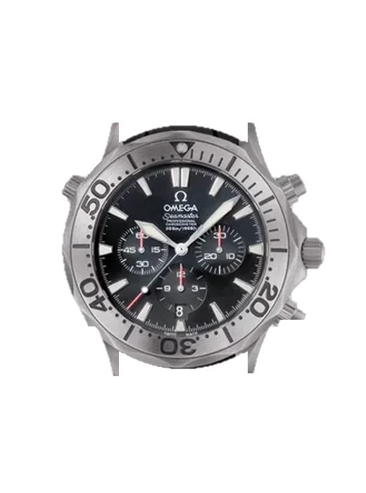 Seamaster Diver 300M 2993.52.91 mit Armband aus italienischem braunem Leder