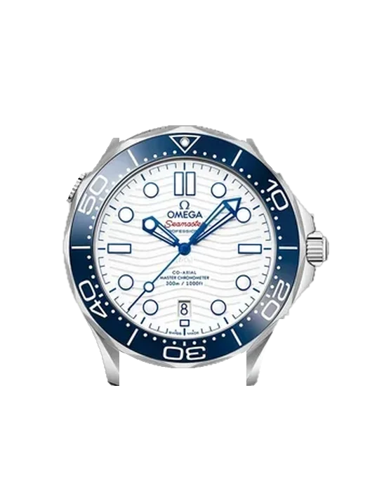 Seamaster Diver 300M 522.30.42.20.04.001 mit Armband aus italienischem braunem Leder