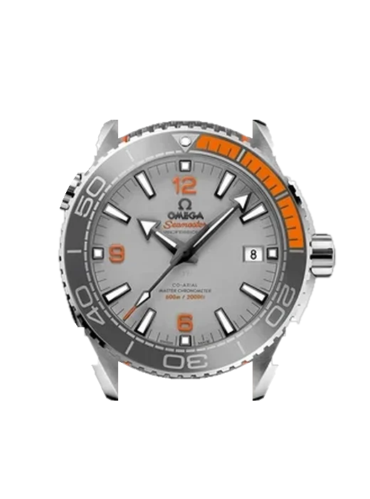 Seamaster Planet Ocean 215.92.44.21.99.001 mit Grand Cavalier Cuir Armband Orange