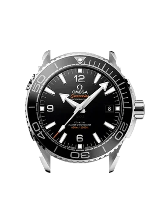 Seamaster Planet Ocean 215.30.44.21.01.003 with Grand Cavalier Leather Strap Orange