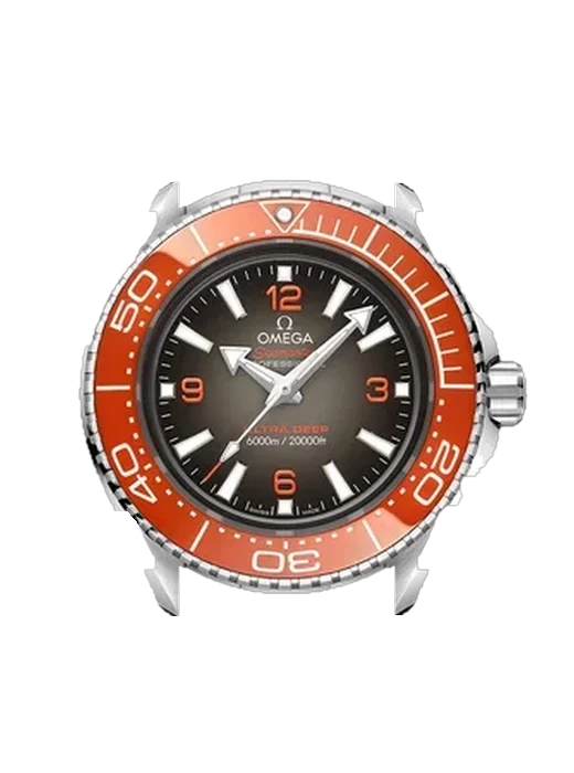 Seamaster Planet Ocean 215.30.46.21.06.001 avec Bracelet Hybride Alligator et Caoutchouc Bleu