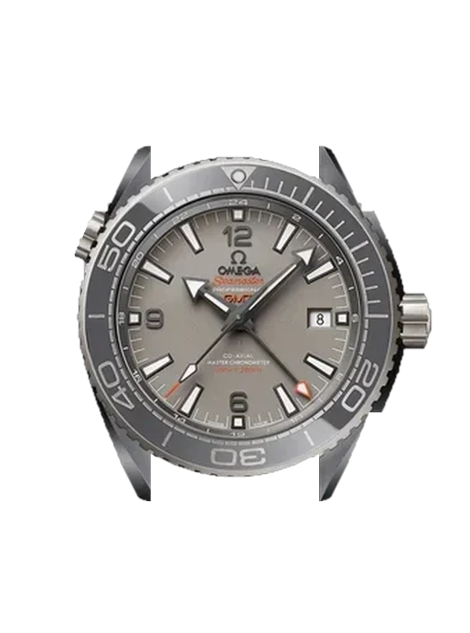 Seamaster Planet Ocean 215.92.46.22.99.002 with Vintage Brown Calfskin Strap — Natural Patina