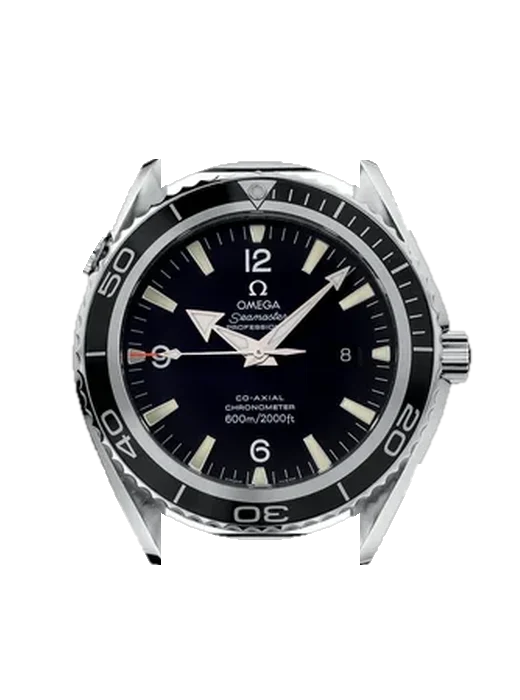 Seamaster Planet Ocean 2200.53.00 con Cinturino Vitello Vintage Marrone — Patina Naturale