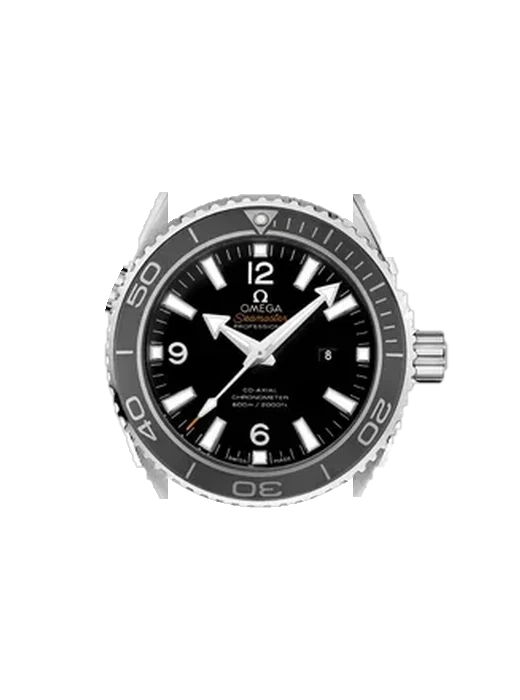 Seamaster Planet Ocean 232.30.38.20.01.001 with Blue Alligator and Rubber Hybrid Strap