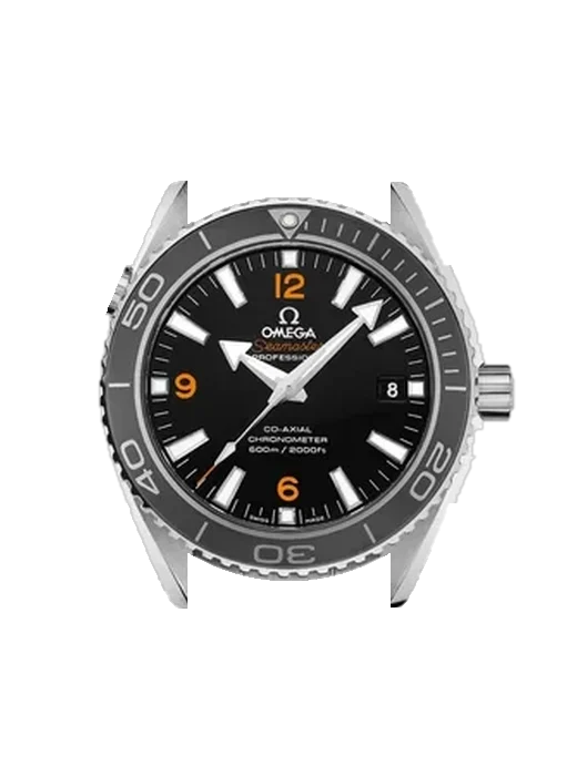 Seamaster Planet Ocean 232.30.42.21.01.005 with Grand Cavalier Leather Strap Orange