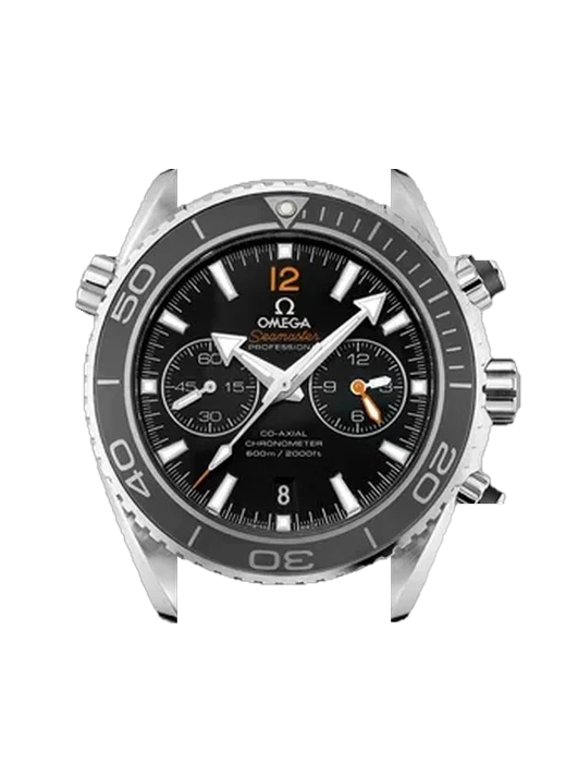 Seamaster Planet Ocean 232.30.46.51.01.003 con Cinturino Vitello Vintage Marrone — Patina Naturale