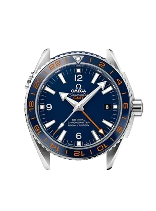 Seamaster Planet Ocean 232.32.44.22.03.001 con Correa Grand Cavalier de cuero naranja