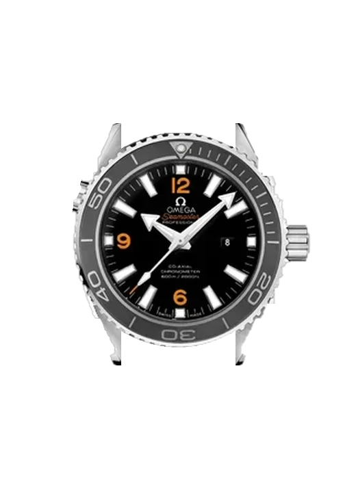 Seamaster Planet Ocean 232.33.38.20.01.002 con Cinturino Vitello Vintage Marrone — Patina Naturale