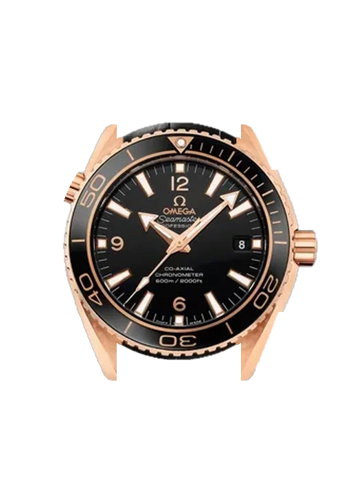 Seamaster Planet Ocean 232.63.42.21.01.001 con Correa Grand Cavalier de cuero naranja