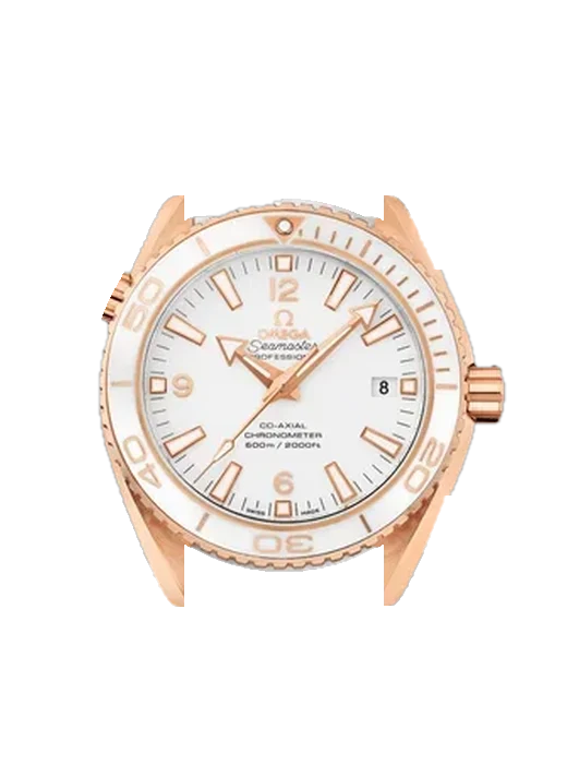 Seamaster Planet Ocean 232.63.42.21.04.001 with Grand Cavalier Leather Strap Orange