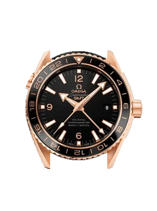 Seamaster Planet Ocean 232.63.44.22.01.001 con Correa Grand Cavalier de cuero naranja