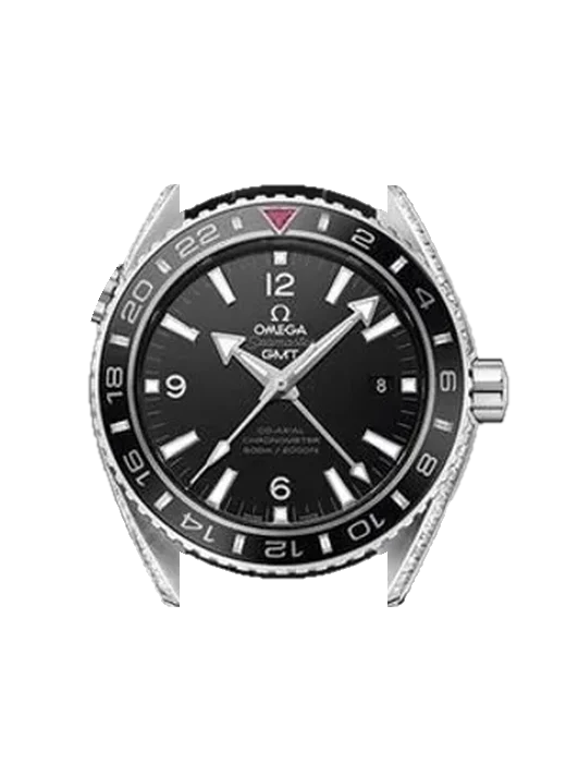 Seamaster Planet Ocean 232.98.44.22.01.004 con Correa Grand Cavalier de cuero naranja