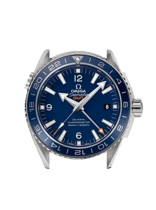 Seamaster Planet Ocean 232.90.44.22.03.001 with Grand Cavalier Leather Strap Orange