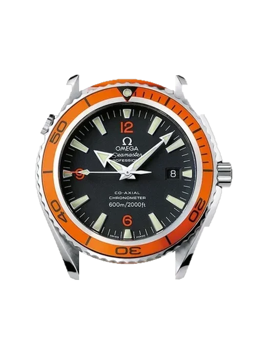 Seamaster Planet Ocean 2908.50.83 con Cinturino Vitello Vintage Marrone — Patina Naturale