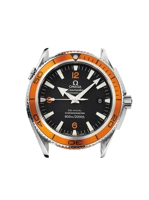 Seamaster Planet Ocean 2909.50.48 avec Bracelet Grand Cavalier Cuir Orange