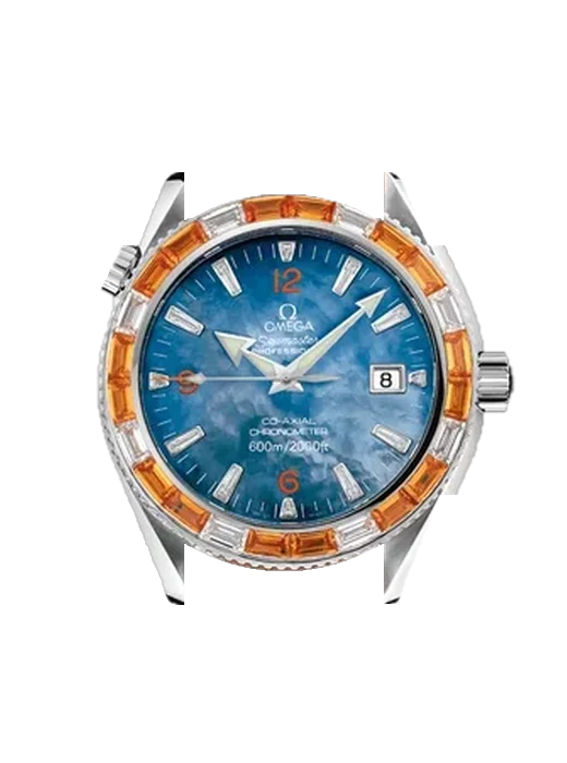 Seamaster Planet Ocean 2915.50.48 avec Bracelet Grand Cavalier Cuir Orange