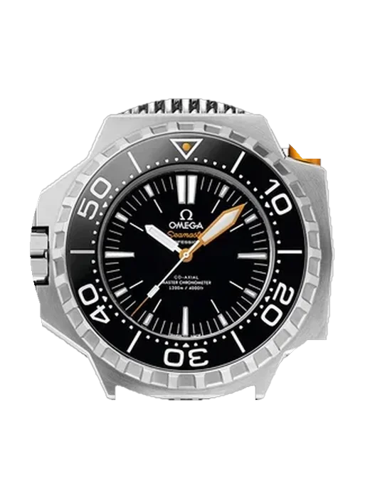 Seamaster PloProf 227.90.55.21.01.001 mit Vintage Kalbslederarmband Braun — Natürliche Patina