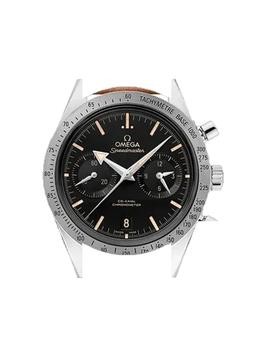 Speedmaster '57 331.12.42.51.01.002 con Correa de piel italiana marrón