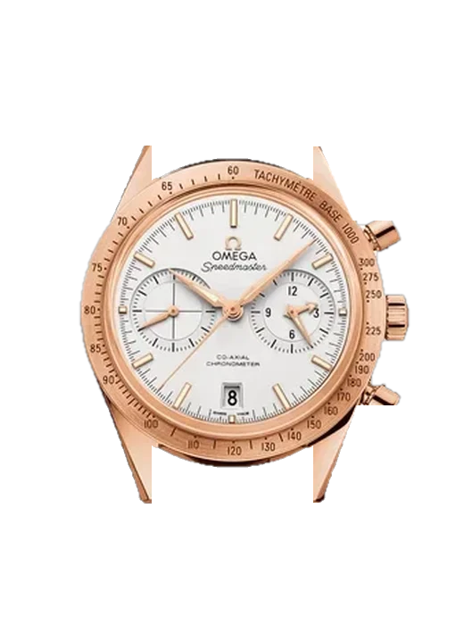 Speedmaster '57 331.53.42.51.02.002 with Grand Cavalier Leather Strap Orange