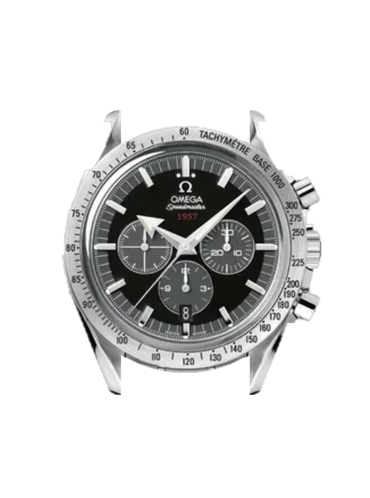 Speedmaster Broad Arrow 321.10.42.50.01.001 avec Bracelet en cuir italien marron