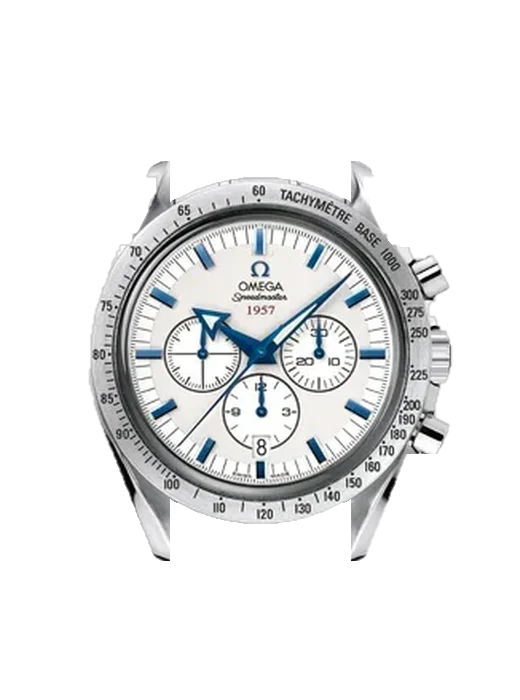 Speedmaster Broad Arrow 321.10.42.50.02.001 con Correa de piel italiana marrón