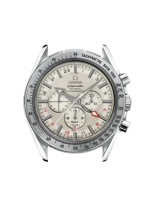 Speedmaster Broad Arrow 3581.30.00 con Cinturino Grand Cavalier Cuir Arancione