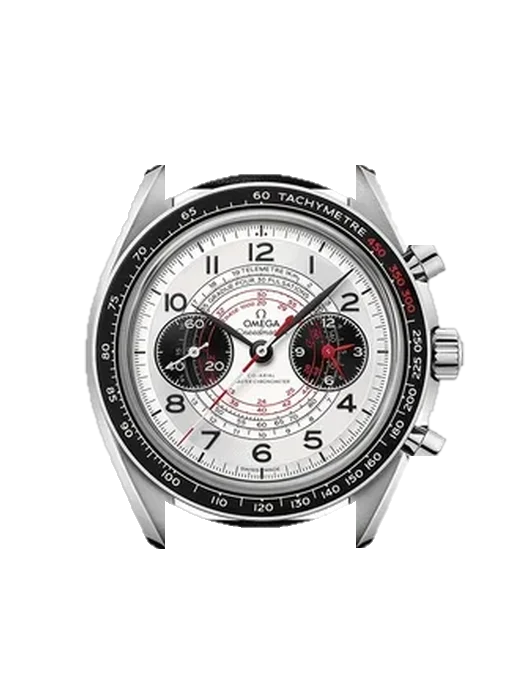 Speedmaster Chronoscope 329.32.43.51.02.001 with Grand Cavalier Leather Strap Orange