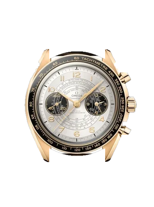 Speedmaster Chronoscope 522.62.43.51.02.001 con Cinturino Grand Cavalier Cuir Arancione