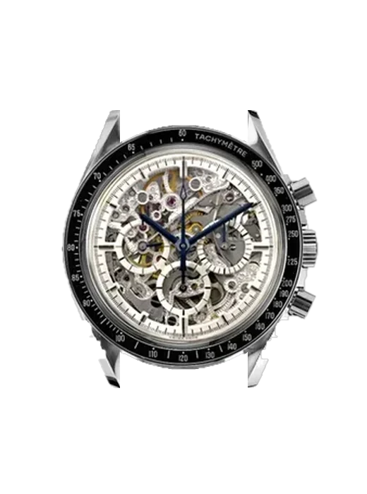Speedmaster Moonwatch 3097.30.00 with Grand Cavalier Leather Strap Orange