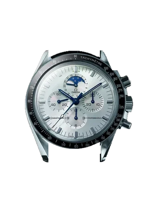 Speedmaster Moonwatch 3689.30.31 mit Grand Cavalier Cuir Armband Orange