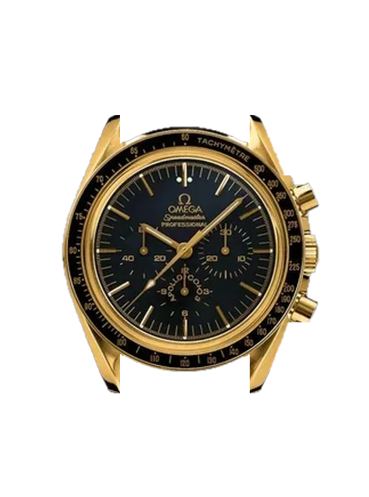 Speedmaster Moonwatch 3695.59.31 mit Grand Cavalier Cuir Armband Orange